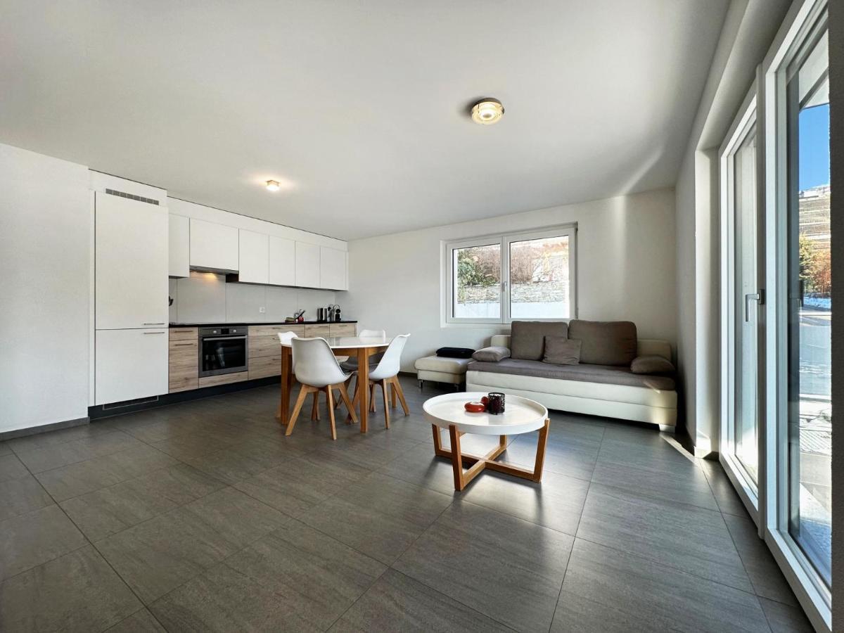 Aux Bons Matins De Gege Apartment Grimisuat ภายนอก รูปภาพ