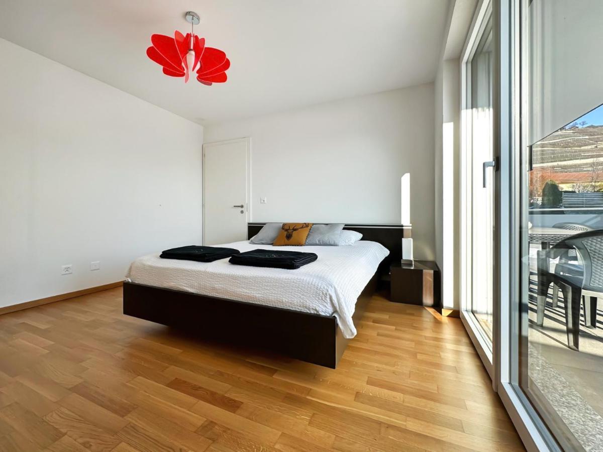 Aux Bons Matins De Gege Apartment Grimisuat ภายนอก รูปภาพ